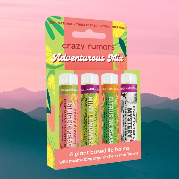 Adventurous Mix - 4 Pack Lip Balm Set