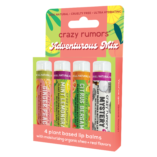 Adventurous Mix - 4 Pack Lip Balm Set