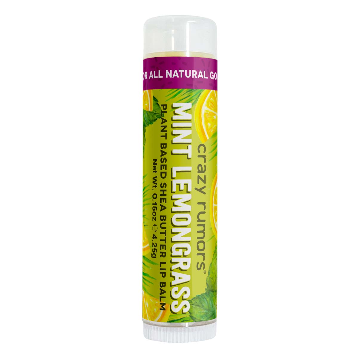 Mint Lemongrass Lip Balm – Crazy Rumors