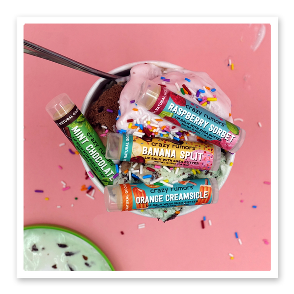 Ice Cream Mix - 4 Pack Lip Balm Set