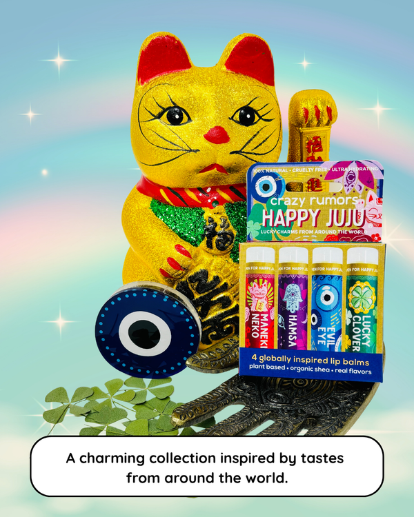 Happy Juju  - Lucky Charms Mix 4 pack Lip Balm Set
