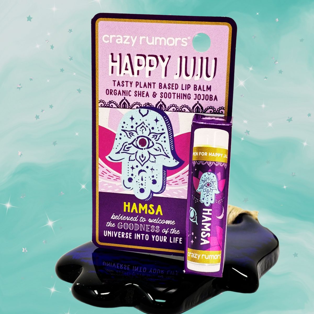 Hamsa Lip Balm: Happy Juju – Crazy Rumors