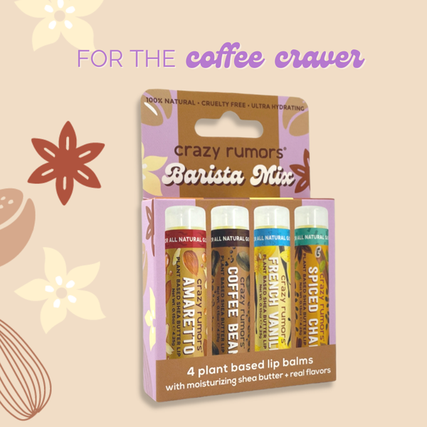 Barista Mix - 4 Pack Lip Balm Set