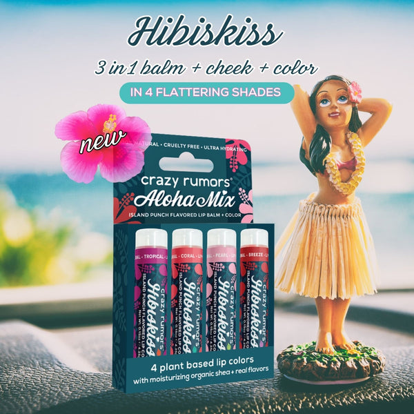 Hibiskiss 3 in 1 Balm + Cheek + Color Aloha Mix – Crazy Rumors