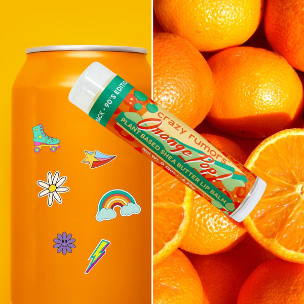 Orange Pop! Lip Balm: Throwback 90's – Crazy Rumors