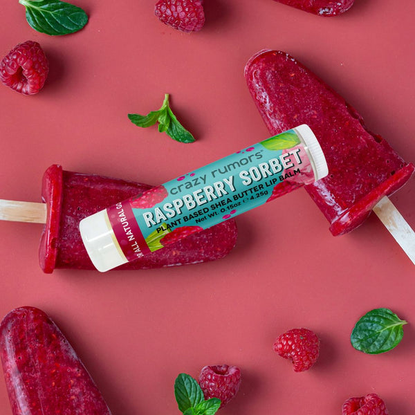 Raspberry Sorbet Lip Balm – Crazy Rumors