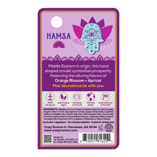 Happy Juju Hamsa Lip Balm