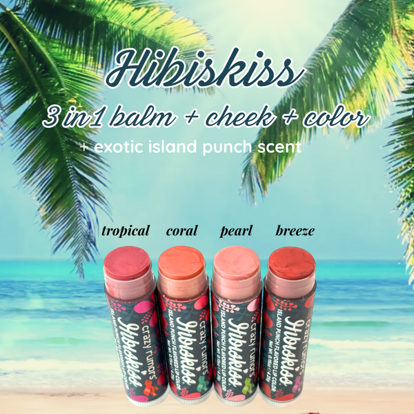 Hibiskiss 3 in 1 Balm + Cheek + Color Aloha Mix – Crazy Rumors