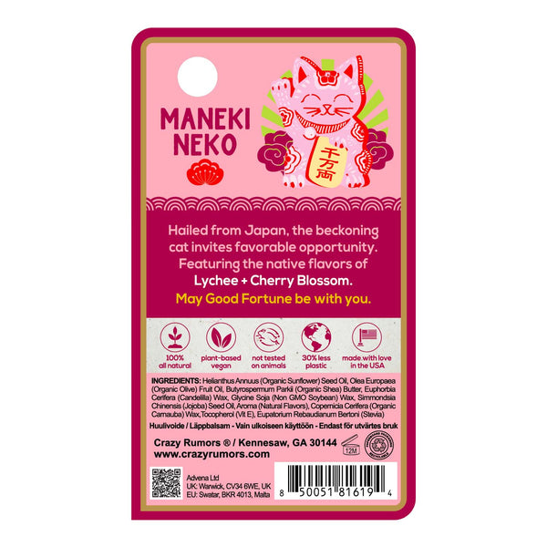 Happy Juju Maneki Neko Lip Balm