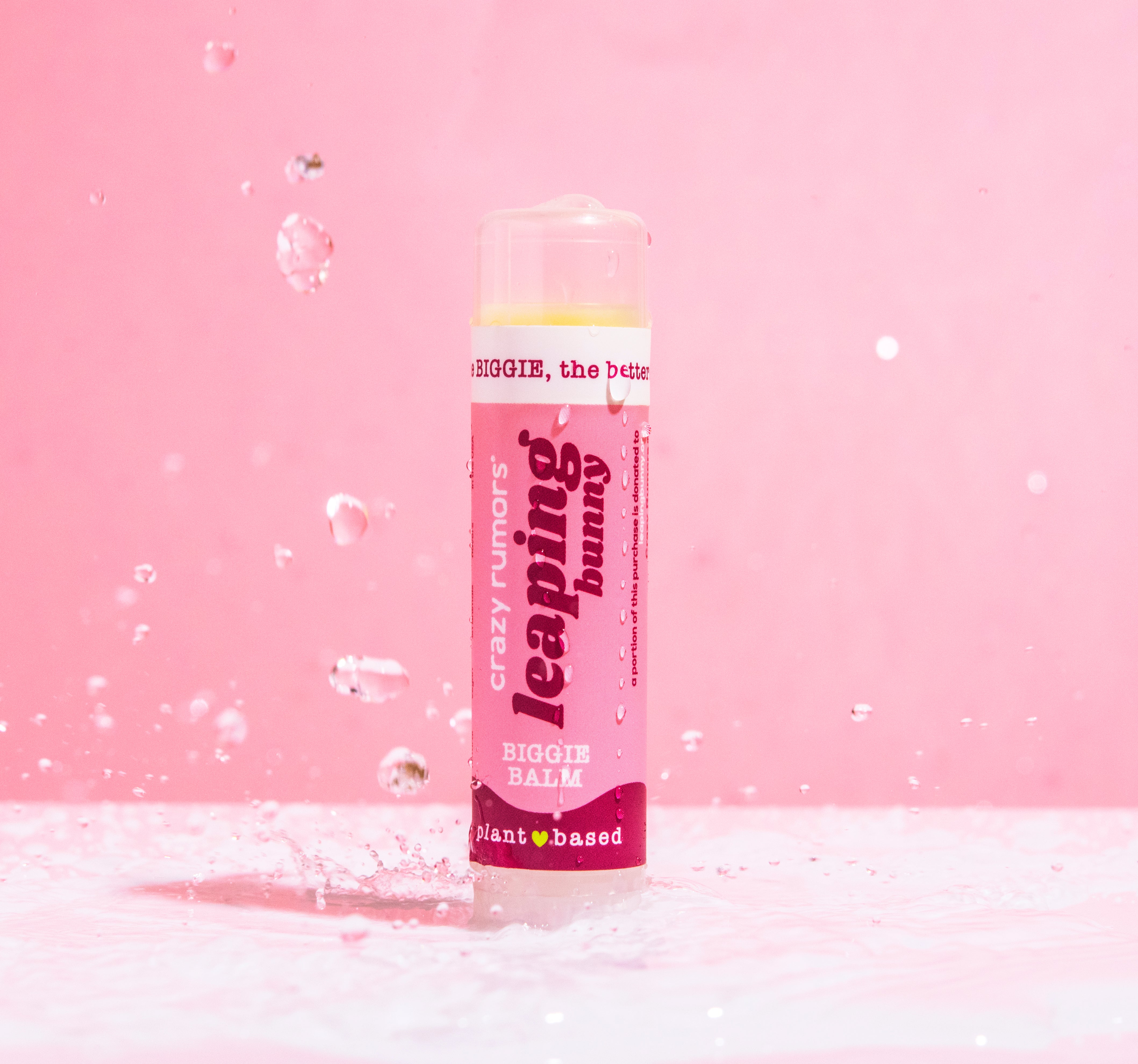 BIGGIE Leaping Bunny Lip Balm – Crazy Rumors