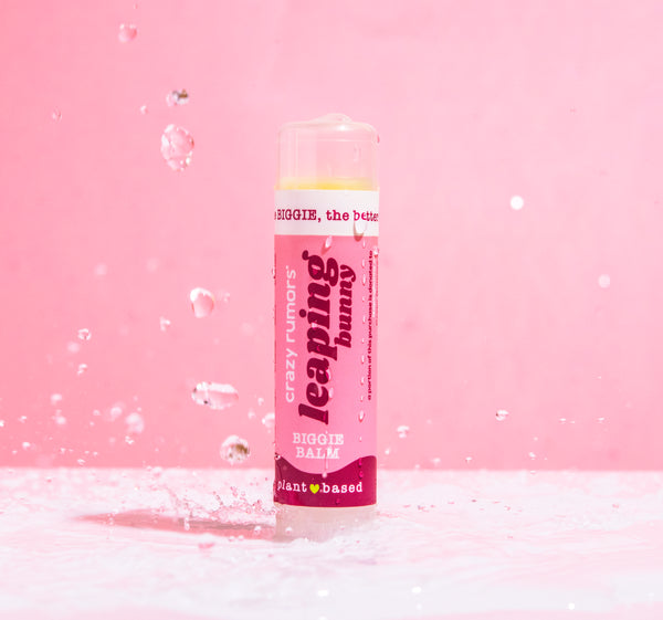 BIGGIE Leaping Bunny Lip Balm – Crazy Rumors