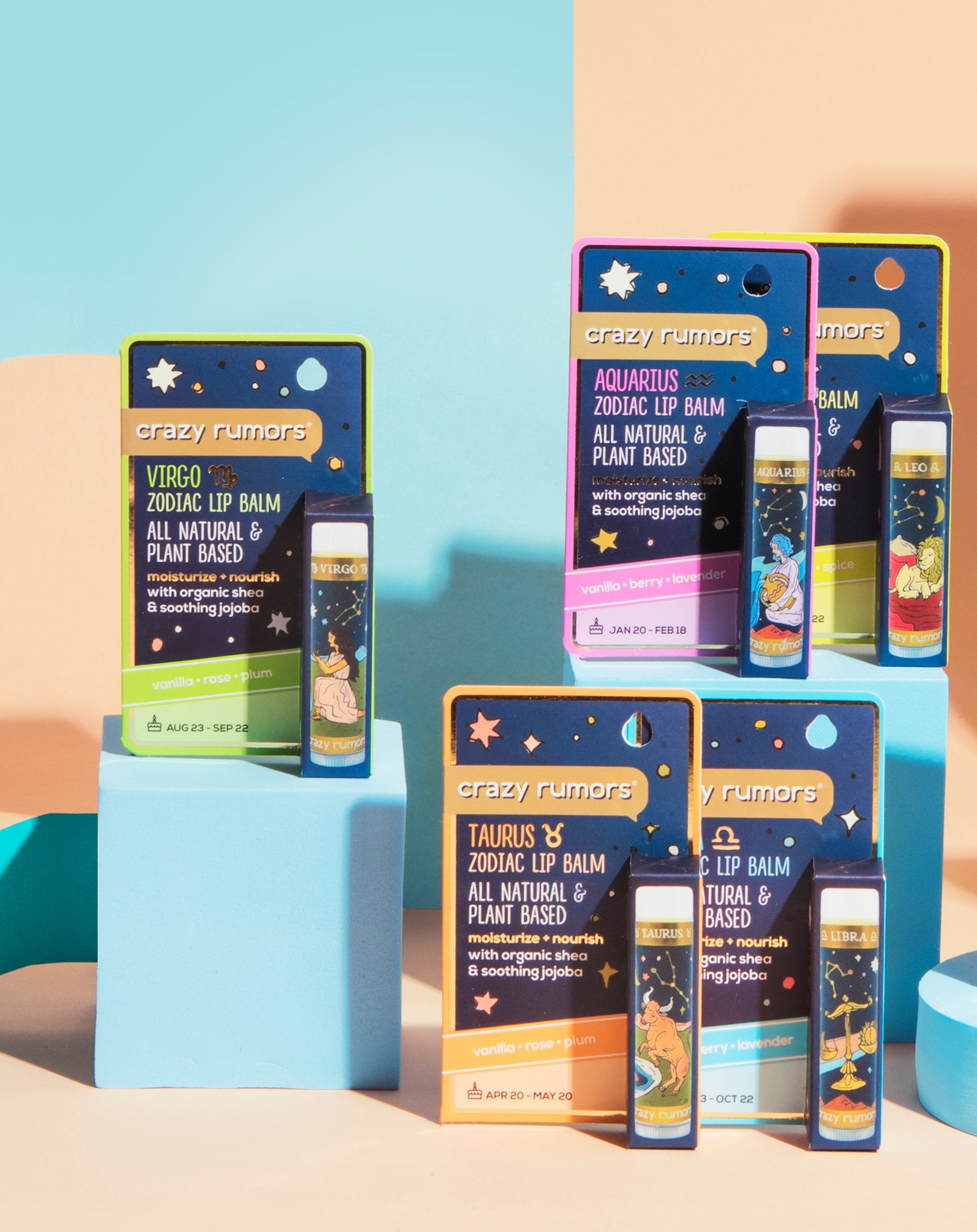 Zodiac Mix Lip Balm Set – Crazy Rumors