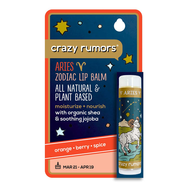 Aries Zodiac Lip Balm