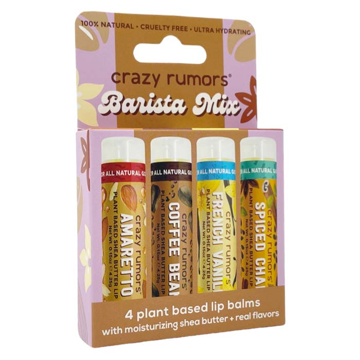 Barista Mix - 4 Pack Lip Balm Set – Crazy Rumors