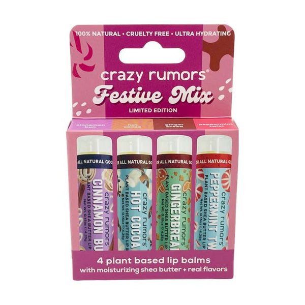 Festive Mix - 4 Pack Lip Balm Set