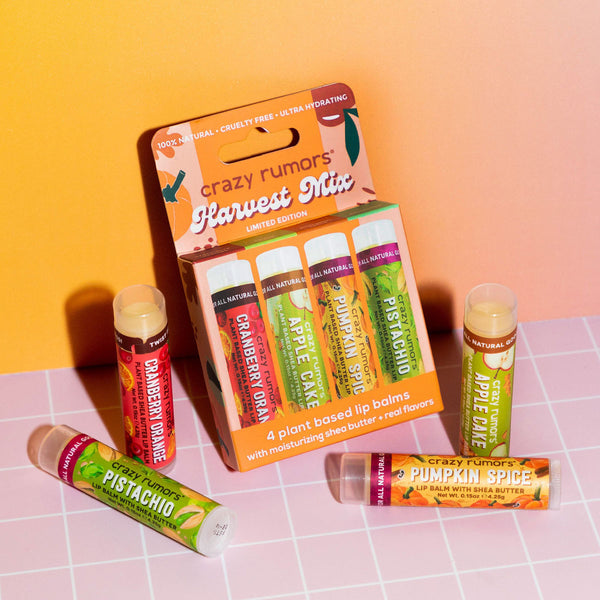 Harvest Mix - 4 Pack Lip Balm Set – Crazy Rumors