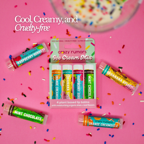 Ice Cream Mix - 4 Pack Lip Balm Set – Crazy Rumors