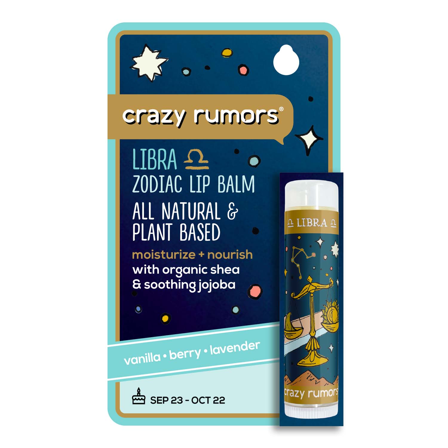 Libra Zodiac Lip Balm – Crazy Rumors